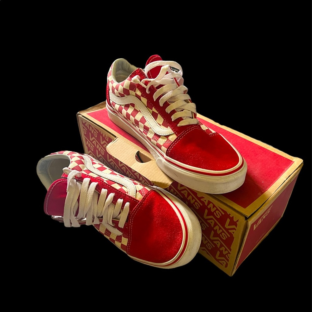 Primary Check Old Skool Vans “Off The Wall”
